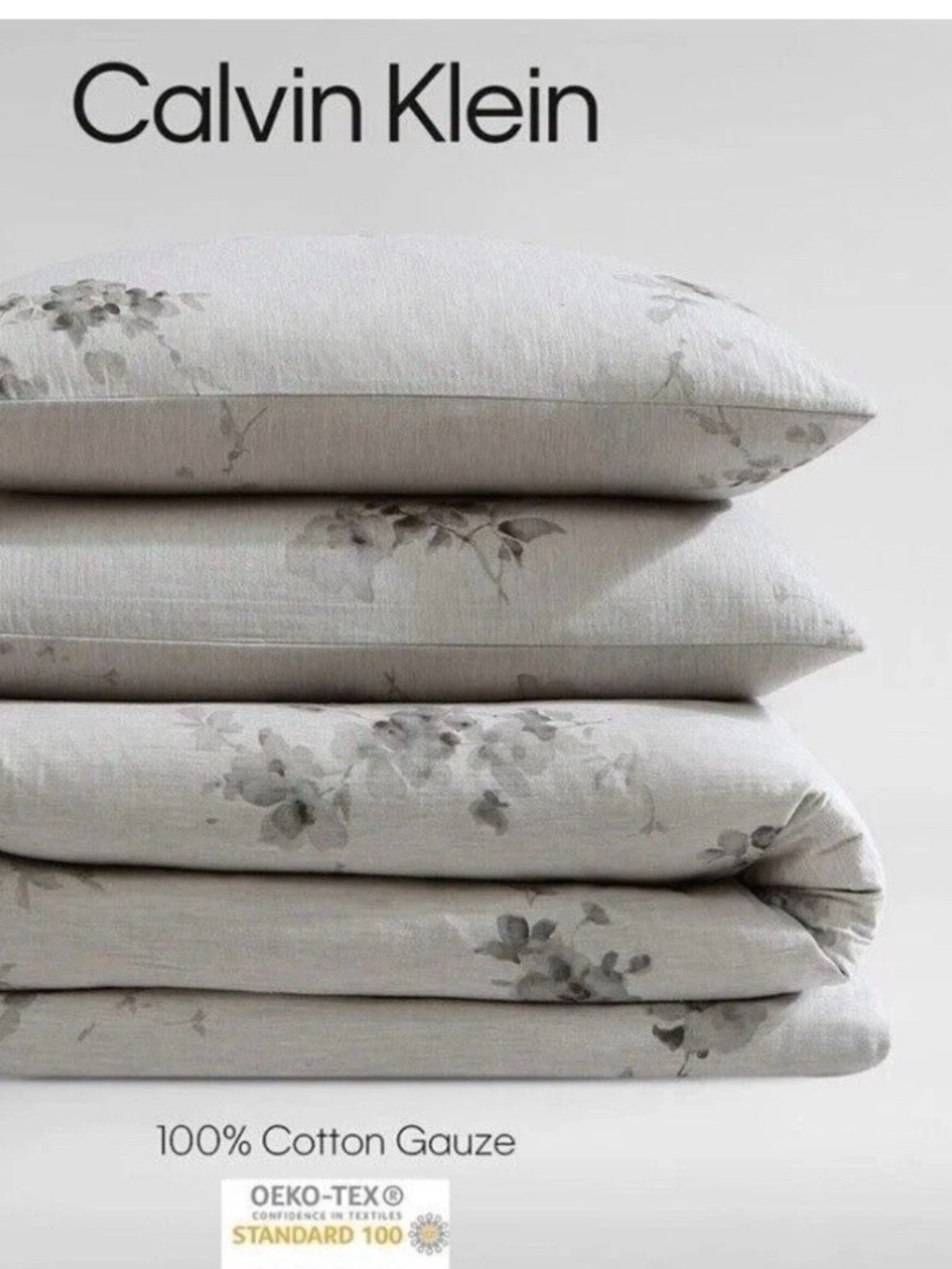 Calvin Klein Dust wildflower king duvet cover set